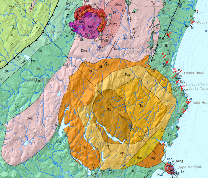 Kittery 100K Bedrock map